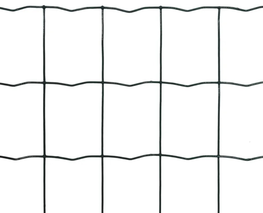 vidaXL Συρματόπλεγμα Σετ Πράσινο 10 x 0,8 μ. Ατσάλινο