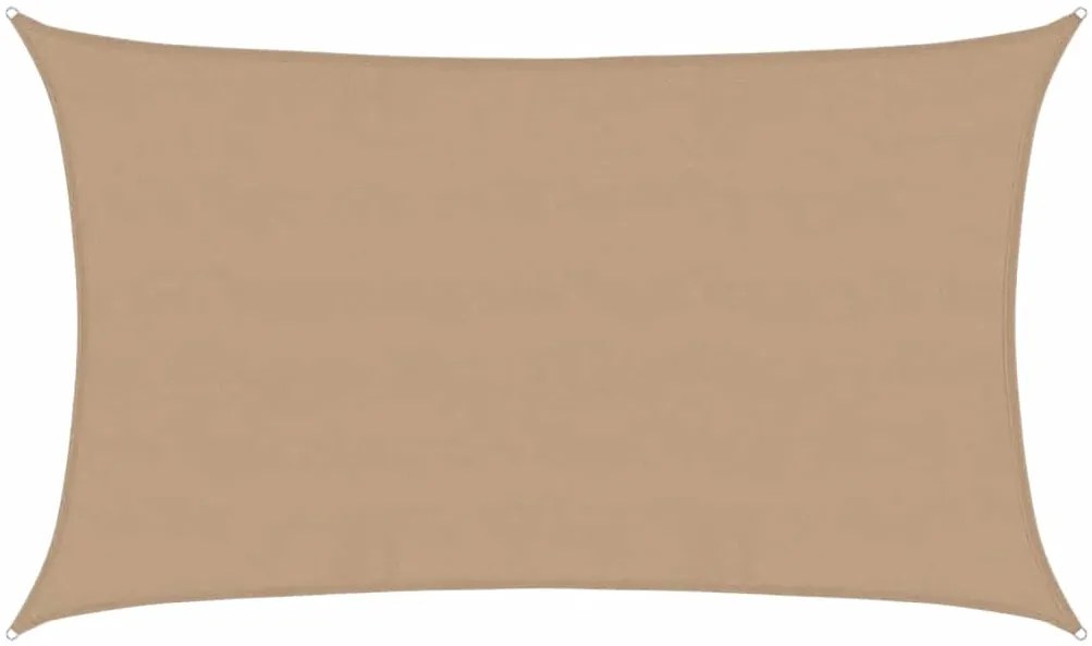 vidaXL Πανί Σκίασης Taupe 5 x 8 μ. από HDPE 160 γρ/μ²