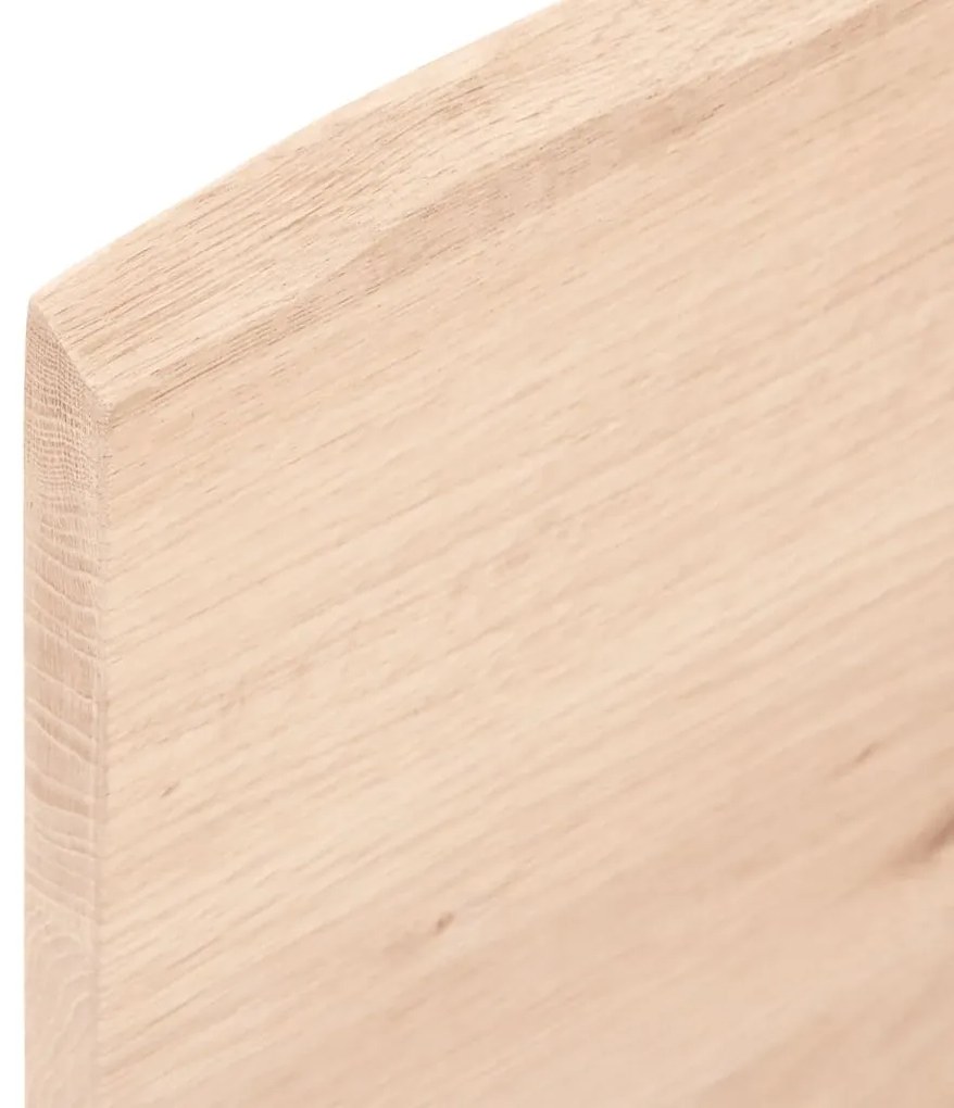 vidaXL Ράφι Τοίχου 40 x 30 x 2 εκ. από Ακατέργαστο Μασίφ Ξύλο Δρυός