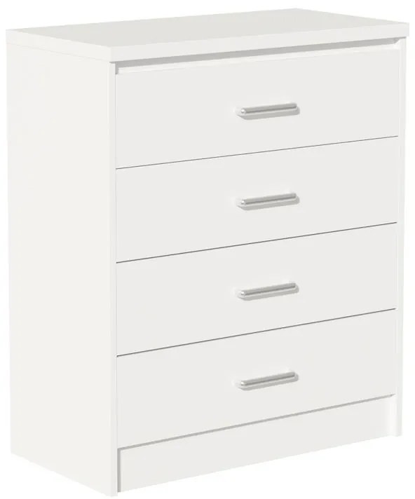 Σετ Κρεβατοκάμαρας Olympus White με Κρεβάτι 140x200εκ Σετ 4τεμ 147.7x221x84 εκ.