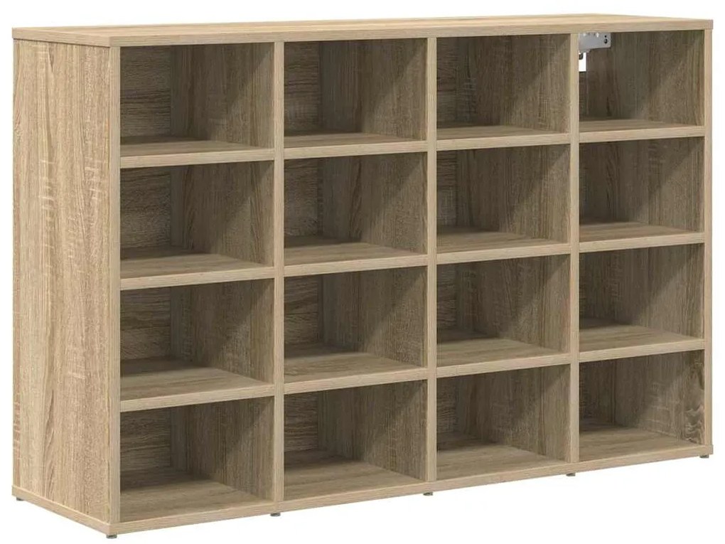 vidaXL Παπουτσοθήκη Sonoma Δρυς 103 x 30 x 67 εκ. Επεξεργασμένο ξύλο