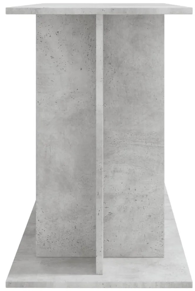 vidaXL Βάση Ενυδρείου Γκρι Σκυροδ. 120x40x60 εκ. Επεξεργασμένο Ξύλο