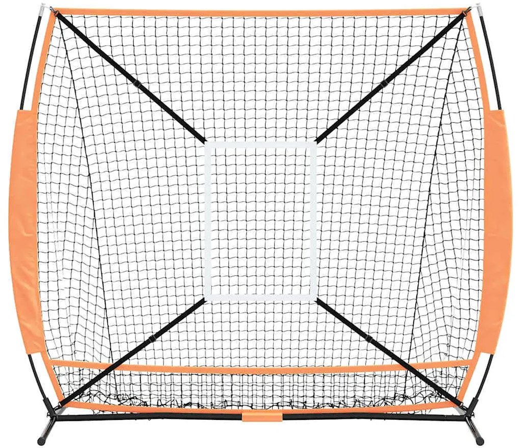 vidaXL Μπέιζμπολ & Σόφτμπολ Μαύρο 180 x 90 x 153 εκ. Πολυεστέρας