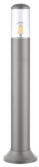 Κολωνάκι Κήπου Φ9 Ε27 IP54 H70 Lumen-9-936-Γκρι 9-936