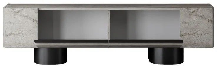 Έπιπλο τηλεόρασης Haven Megapap χρώμα travertine 180x30x50εκ.