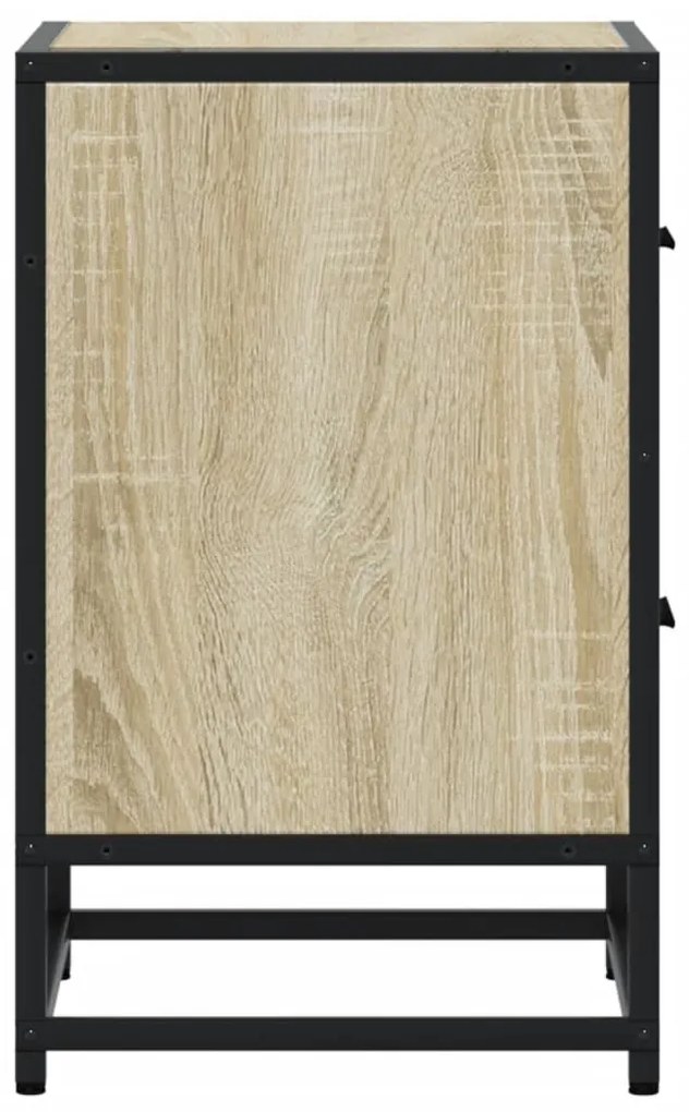 vidaXL Κομοδίνα 2 τεμ. Sonoma Δρυς 40x31x50 εκ. από Επεξεργασμένο Ξύλο