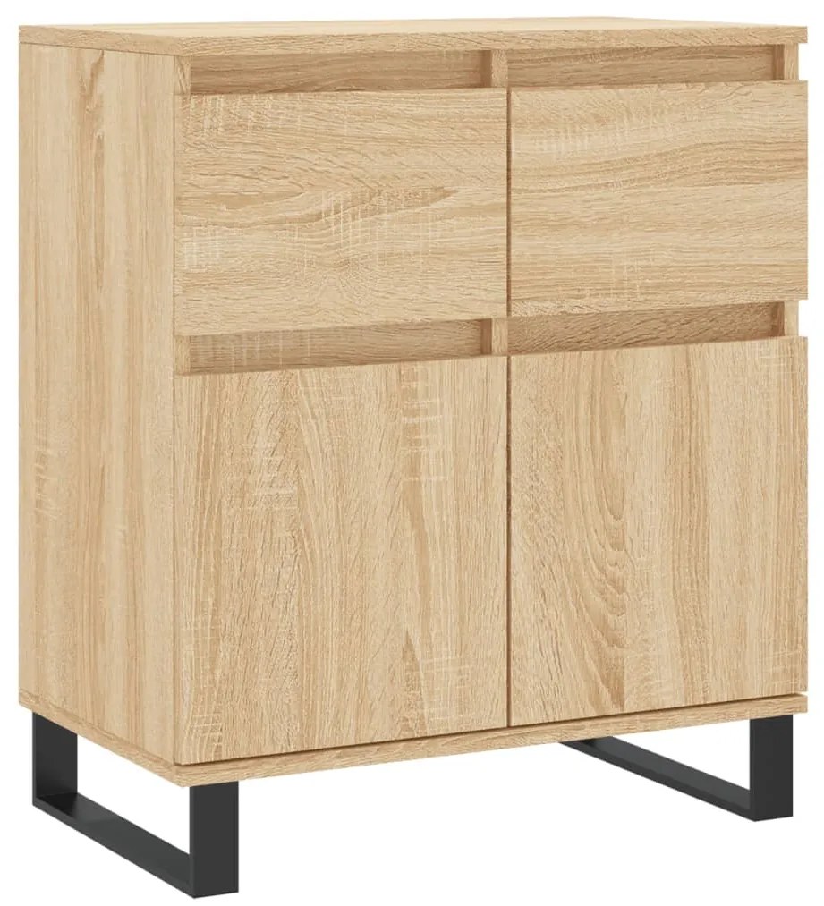 vidaXL Συρταριέρα Sonoma Δρυς 60x35x70 εκ. Επεξεργασμένο Ξύλο