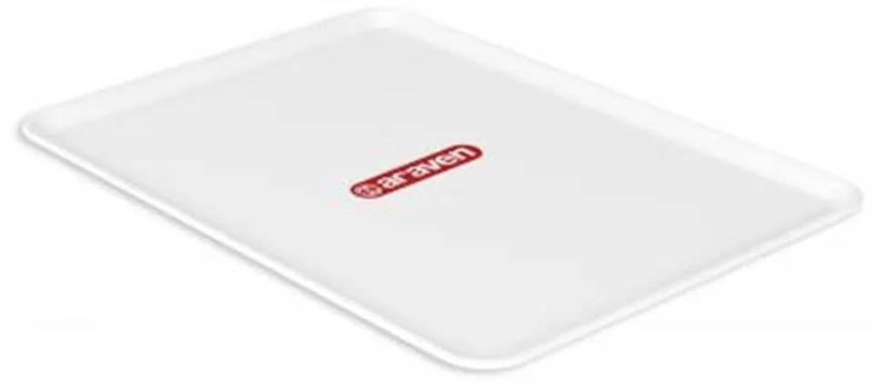 Δίσκος Σερβιρίσματος Ορθογώνιο AR00001024 420X300Xh12Mm White ARaven Plastic