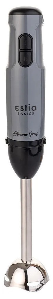 Ραβδομπλεντερ Aroma Grey 400W Με 2 Ανοξειδωτες Λεπιδες - Estia