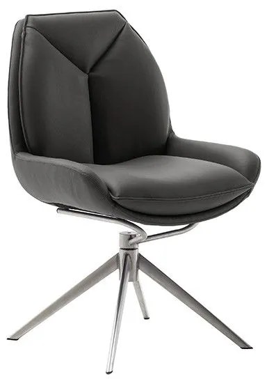 Bali Καρεκλα Relax Μαύρη + Υποπόδιο 83x86x102 cm