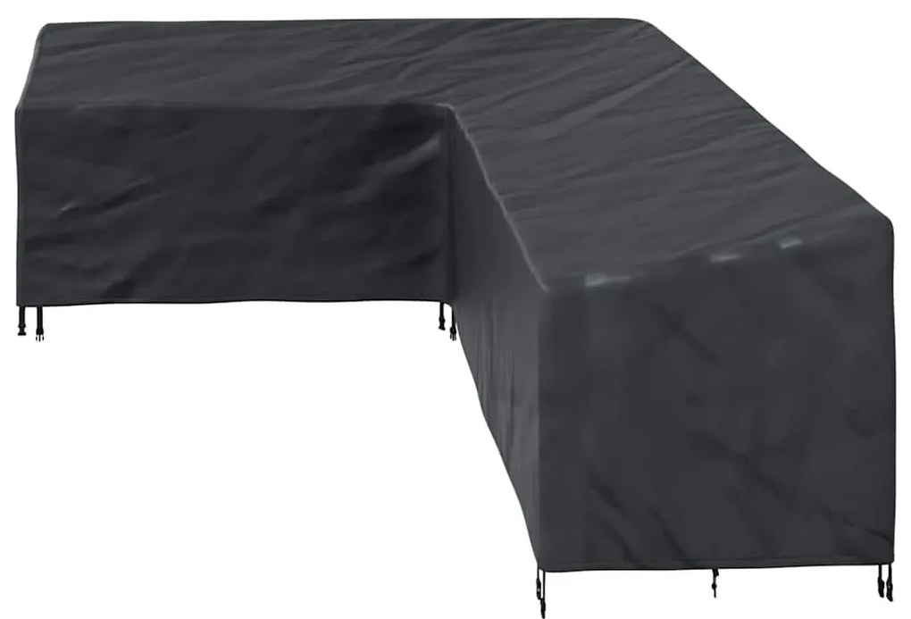 vidaXL Κάλυμμα επίπλων εξωτερικού χώρου 286 x 222 x 80 εκ. Ύφασμα 210D