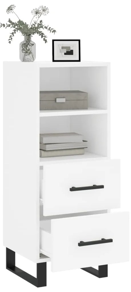 vidaXL Ντουλάπι Λευκό 34,5 x 34 x 90 εκ. από Επεξεργασμένο Ξύλο