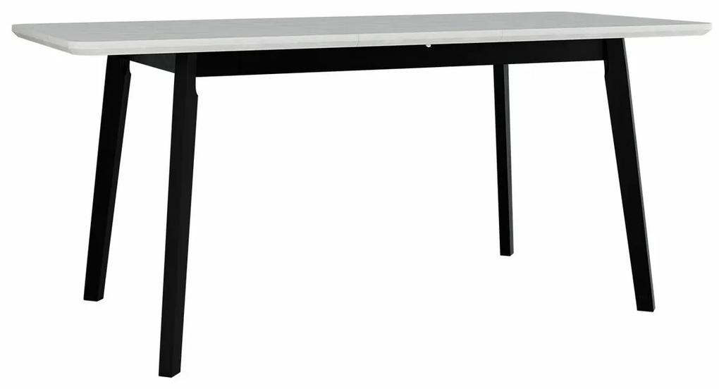 Τραπέζι Victorville 175, Sonoma οξιά, Άσπρο, 75x80x140cm, 32 kg, Επιμήκυνση, Ινοσανίδες μέσης πυκνότητας, Ξύλο, Μερικώς συναρμολογημένο, Ξύλο: Οξιά