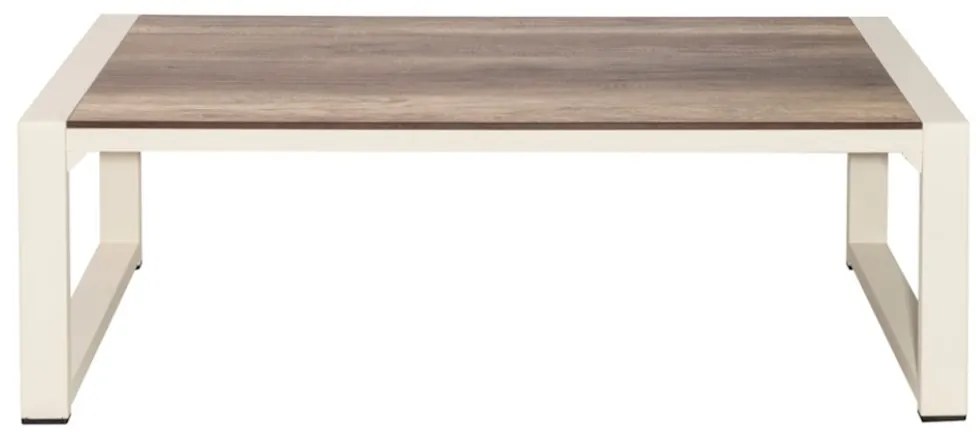 Τραπέζι Κήπου Calle/T 02-00-1485 121x69x40cm Teak-White