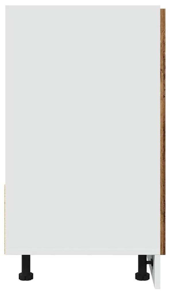 vidaXL Ντουλάπι Νιπτήρα "Lyon" από Παλιό Ξύλο 80x46x81,5 εκ. από Τεχνητό Ξύλο