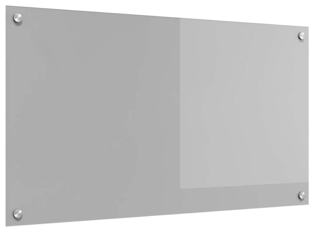 vidaXL Φωτιστικό Πίσω Κουζίνας Ανοιχτό Γκρι 90x50x0.6 εκ Σκληρυμένο Γυαλί