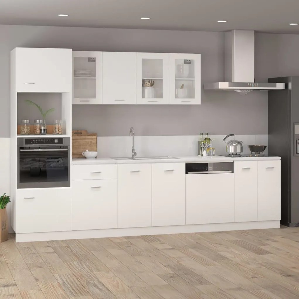 vidaXL Ντουλάπι Κρεμαστό Lyon Λευκό 39,5x31x60 εκ. από Επεξ. Ξύλο