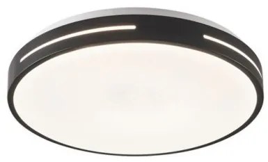 Πλαφονιέρα Φωτιστικό Οροφής LED 30W 3000K Φ38 Alexia Viokef-4287701-Μαύρο 4287701