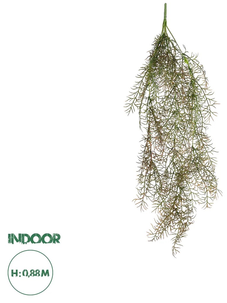 Artificial Garden HANGING FOENICULUM 20848 Τεχνητό Διακοσμητικό Κρεμαστό Φυτό Φοινίκουλο Μ30 x Π12 x Υ88cm