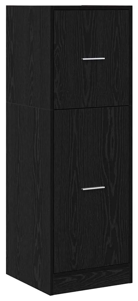vidaXL Φαρμακοποιϊκή Ντουλάπα Μαύρη δρυς 40 x 41 x 118 εκ.