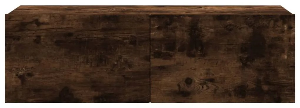 vidaXL Έπιπλο Τηλεόρασης Τοίχου Καπνιστή Δρυς 100x30x30 εκ. Επεξ. Ξύλο