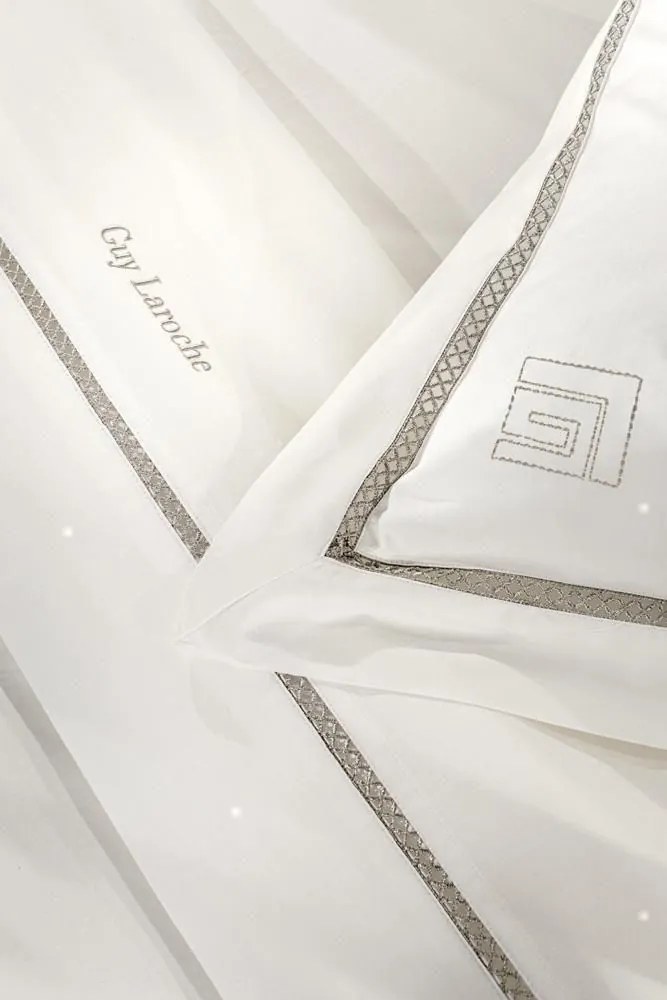 ΣΕΤ KING SIZE ΣΕΝΤΟΝΙΩΝ 270x280cm 4 ΤΕΜ. GUY LAROCHE - BLEND TAUPE/IVORY