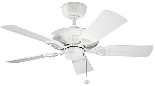 Ανεμιστήρας Οροφής 56,8W Λευκό IP44 Kevlar KLF-KEVLAR-42-WHT Elstead Lighting-KLF-KEVLAR-42-WHT-Λευκό KLF-KEVLAR-42-WHT