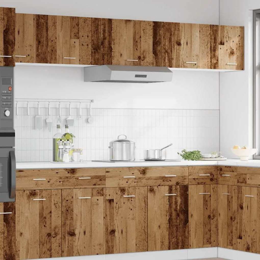 vidaXL Κρεμαστό Ντουλάπι "Lyon" από Παλιό Ξύλο 60x31x40 εκ. από Τεχνητό Ξύλο
