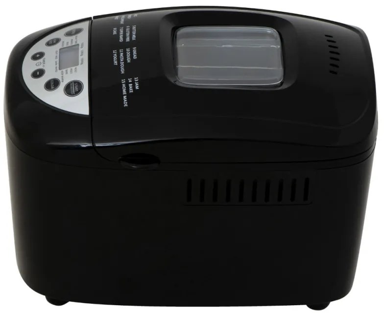 Mesko MS 6022 αρτοπαρασκευαστής, 1/1,5 kg, 850 W, 15 προγράμματα, οθόνη LCD, διπλός αναδευτήρας, κινητό καλάθι, Μαύρο