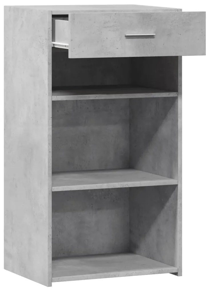 vidaXL Ντουλάπι Γκρι Σκυροδέματος 50x42,5x93 εκ. Επεξεργασμένο Ξύλο