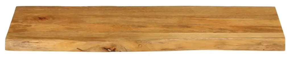 vidaXL Επιφάνεια Τραπεζιού 100x40x3,8 εκ. Live Edge Μασίφ Ξύλο Μάνγκο