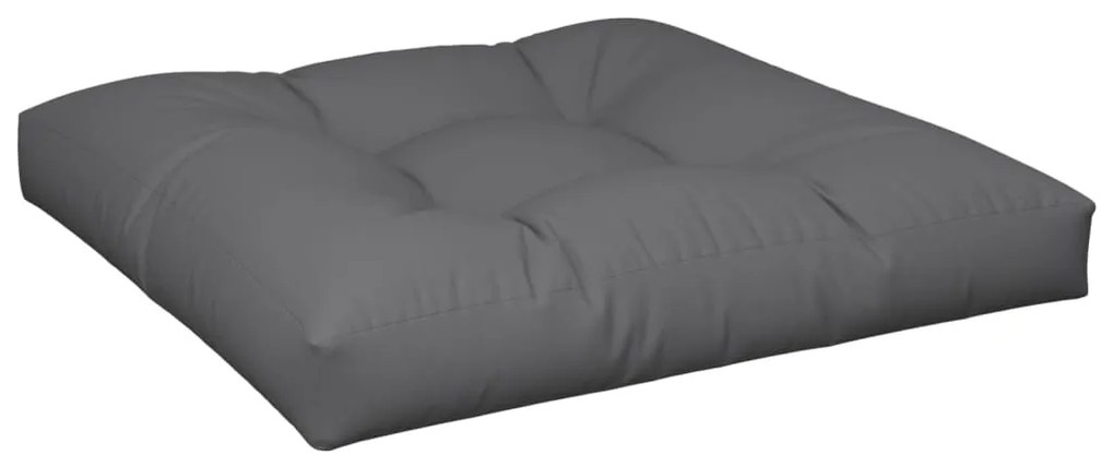 vidaXL Μαξιλάρι Παλέτας Ανθρακί 80 x 80 x 12 εκ. Υφασμάτινο