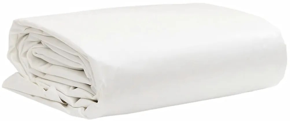 vidaXL Μουσαμάς Λευκός 1 x 2,5 μ. 650 γρ./μ²
