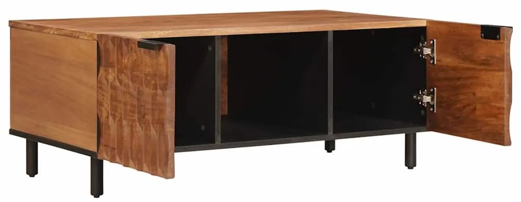 vidaXL Τραπεζάκι σαλονιού Καφέ 100 x 54 x 40 εκ Στερεό ξύλο μάνγκο