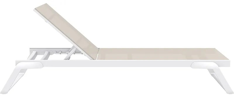 TROPIC ΞΑΠΛΩΣΤΡΑ WHITE/TAUPE ΑΛΟΥΜ-ΠΟΛ/ΝΙΟΥ