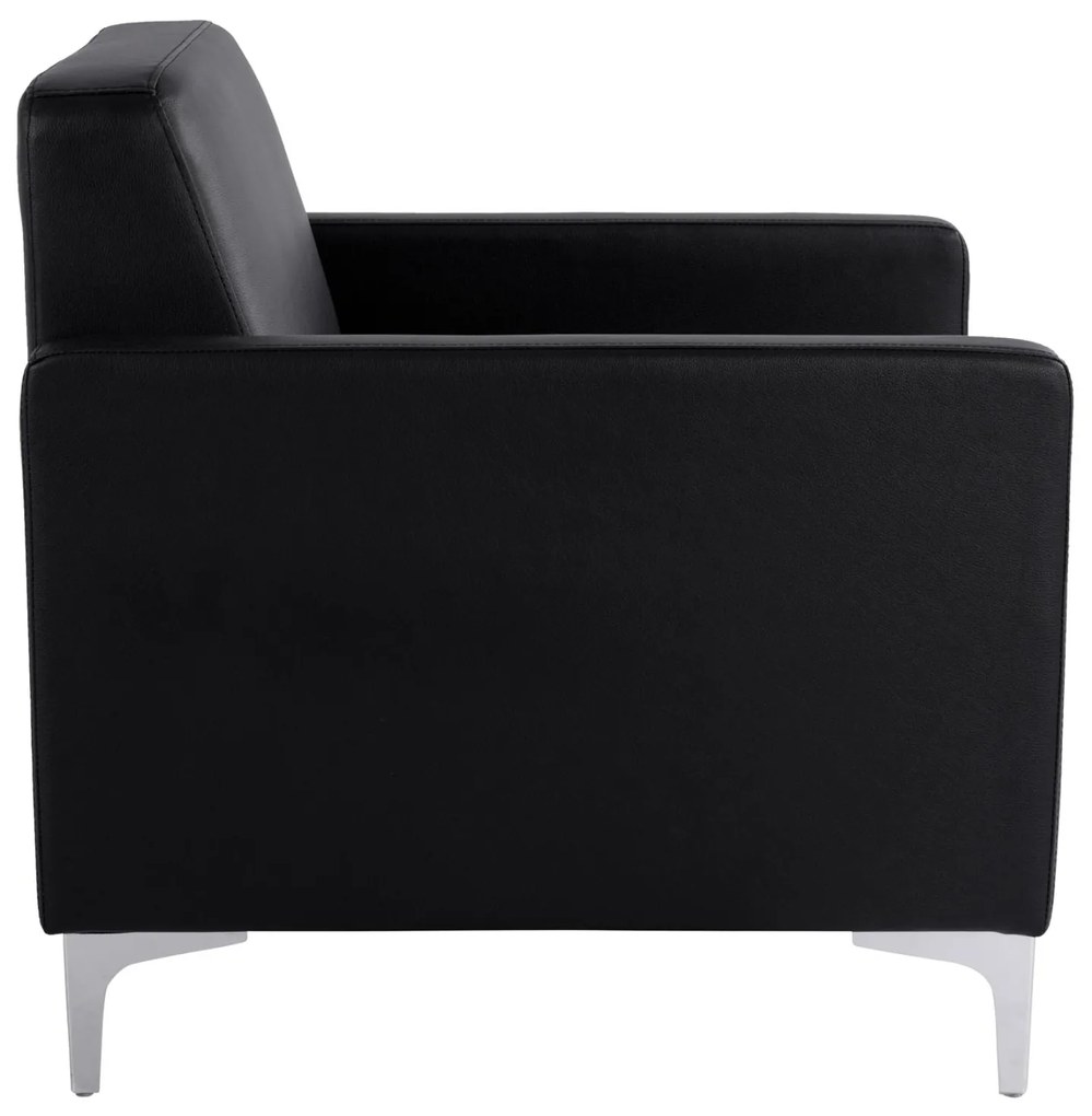 Πολυθρόνα NELLIE C3159.11 με PU Μαύρο 64x71x71Υ εκ. 64x71x71 εκ.