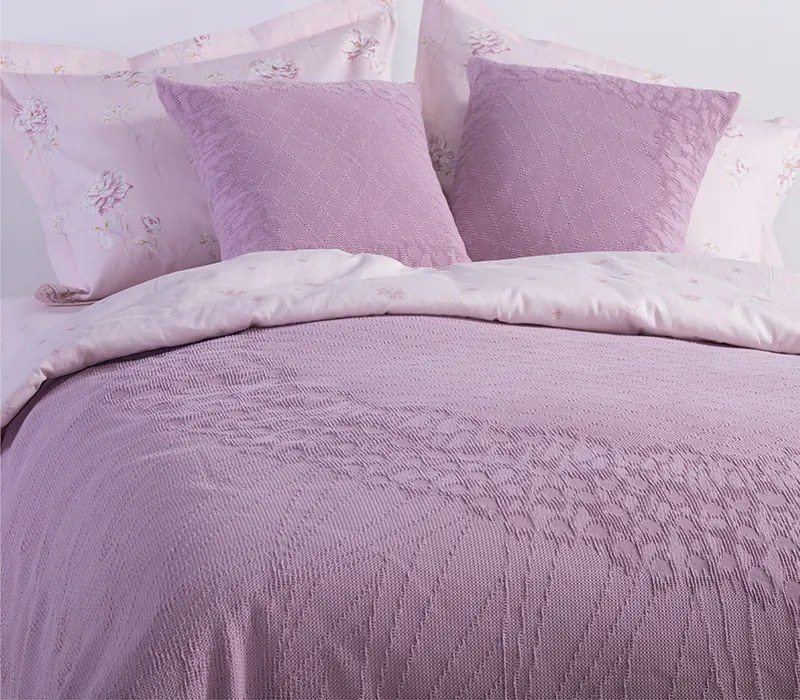 Κουβέρτα Υπέρδιπλη Vendetta Mauve 230x250 - Nef-Nef Homeware