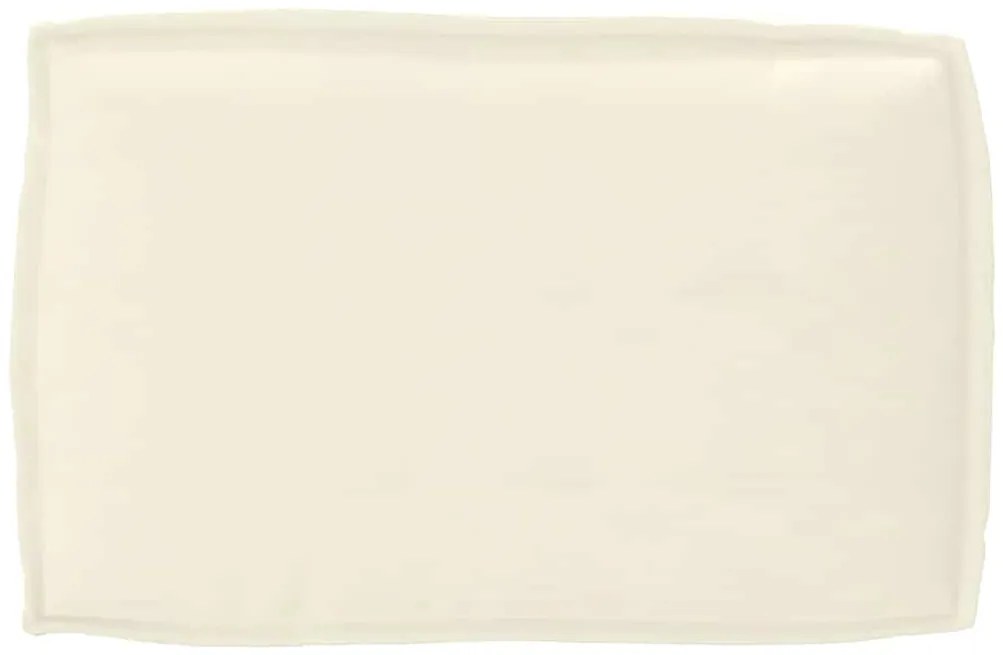 vidaXL Μαξιλάρι παλέτας για πλάτη Κρεμ 60 x 40 x 12 cm Ύφασμα Oxford