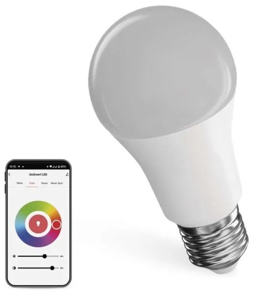 Έξυπνη Λάμπα Ε27 11W Λευκό 3CCT Dimmable RGB GoSmart ZQW515R Emos  ZQW515R Λευκό