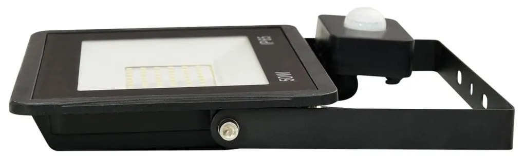 vidaXL Προβολέας LED με Αισθητήρα Ψυχρό Λευκό 50 W
