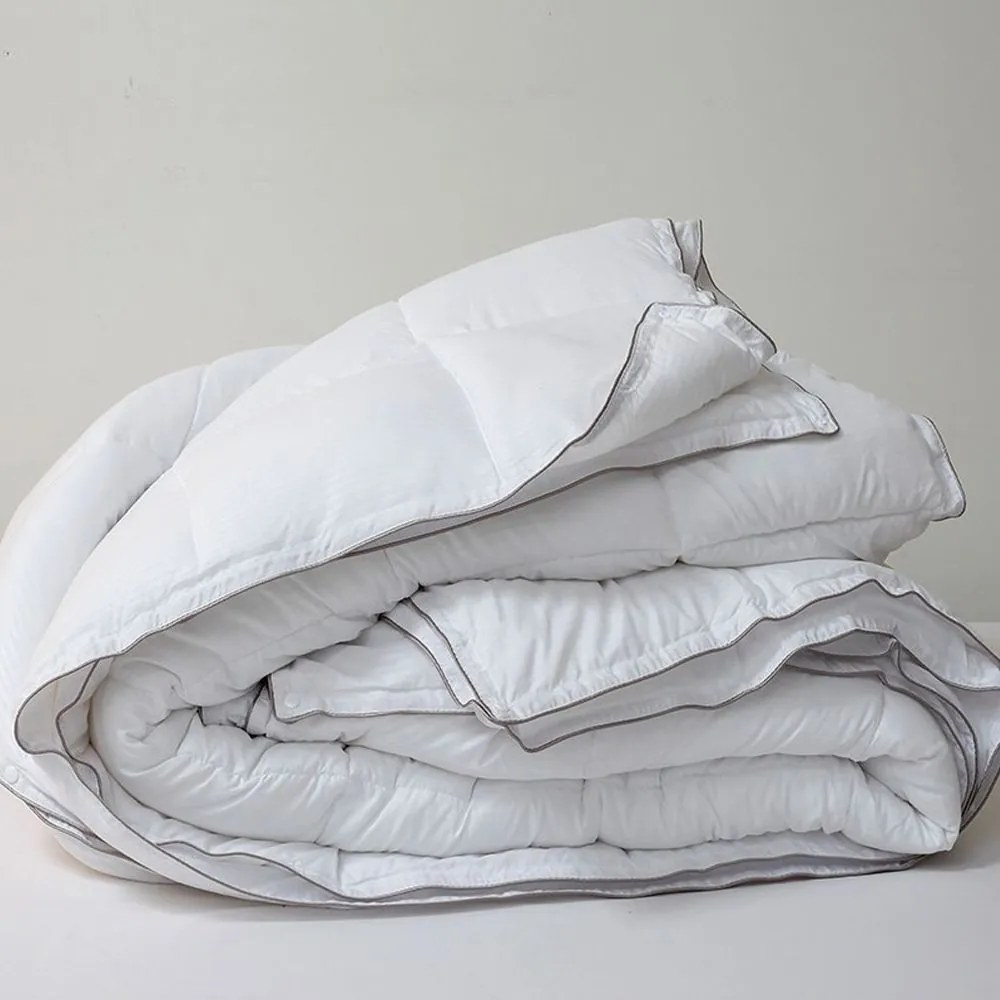 Πάπλωμα Basics/Underwear White Melinen Υπέρδιπλo 200x240cm Cotton-Microfiber