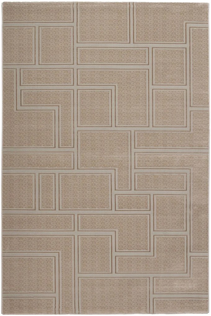 Χαλί Cezar 16615G04 Grey-Beige Βιοκαρπέτ 200X290cm