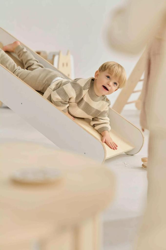 Montessori Ξύλινη Τσουλήθρα Αναδιπλούμενη  BabyWood