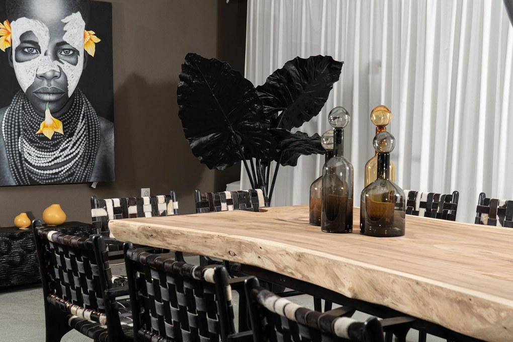 Double Dining Table S Line 4m X 1.35m ενιαίο μασίφ S2332-00N3
