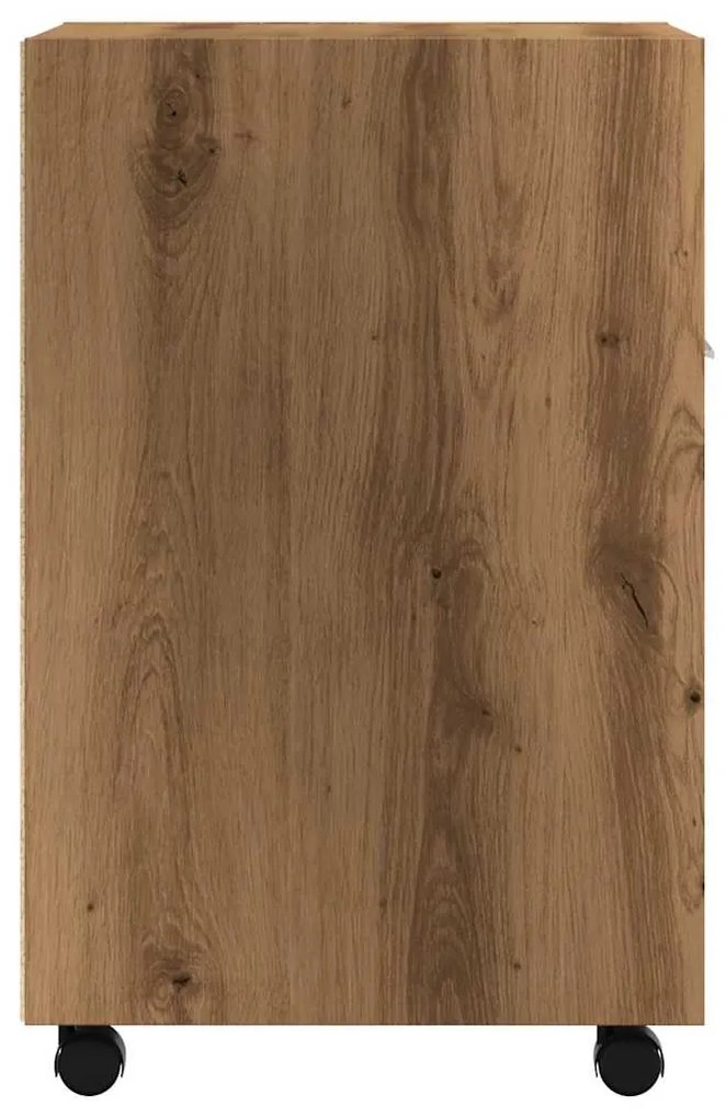 vidaXL ντουλάπι  με ροδάκια Artisan Oak 33x38x60 cm Κατασκευασμένο ξύλο