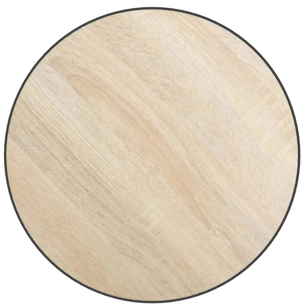 vidaXL Τραπεζάκι Sonoma Δρυς Ø35 εκ. από MDF