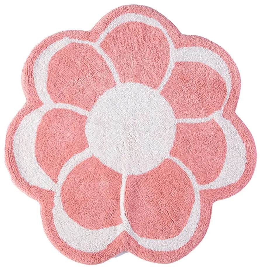 Ταπέτο Μπάνιου Sierra Pink Nef-Nef 90x 90 100% Βαμβάκι