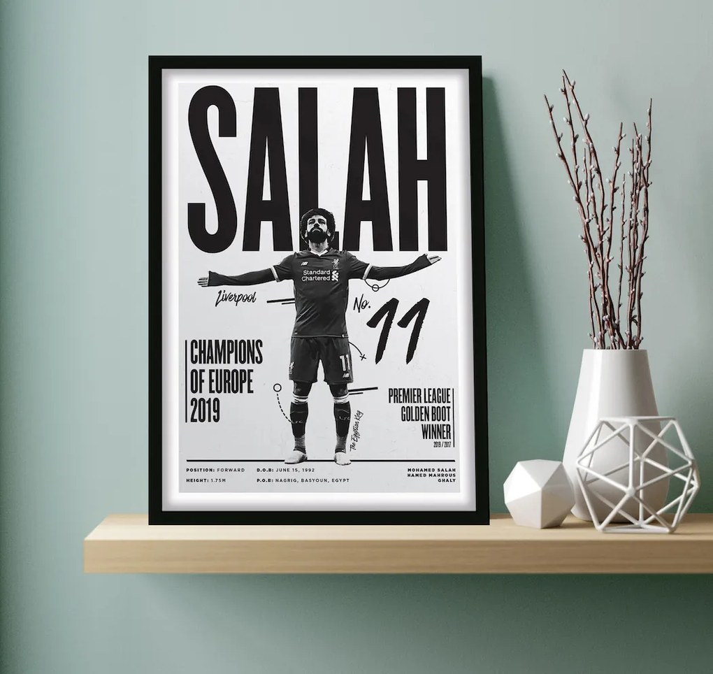 Πόστερ &amp; Κάδρο Mo Salah SC016 21x30cm Εκτύπωση Πόστερ (χωρίς κάδρο)