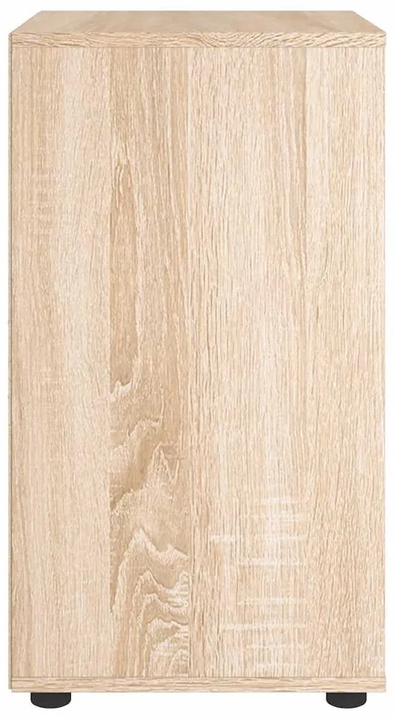 Sideboard VISNES Δρυς Sonoma 60x40x73 cm Ξύλο μηχανής - Καφέ