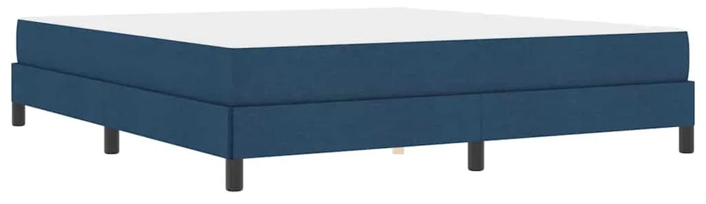vidaXL Κρεβάτι με ελατήρια με στρώμα Μπλε 180 x 200 cm ύφασμα
